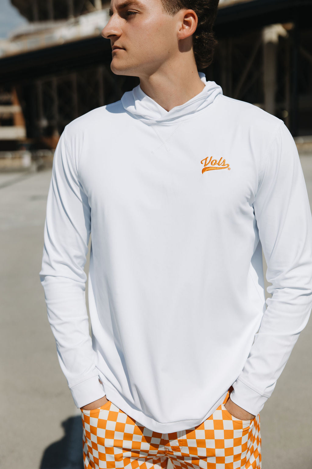 Vols White Golf Hoodie
