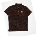 UT Topographic Black and Orange Golf Polo