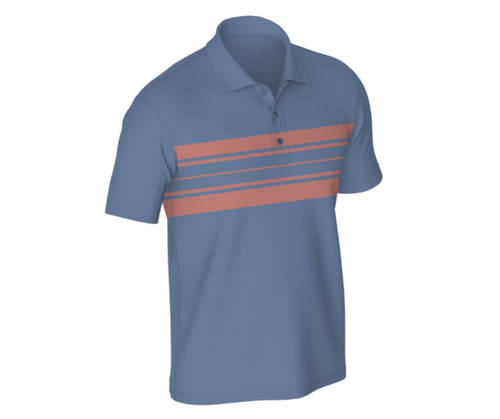 Blue Stripe Polo