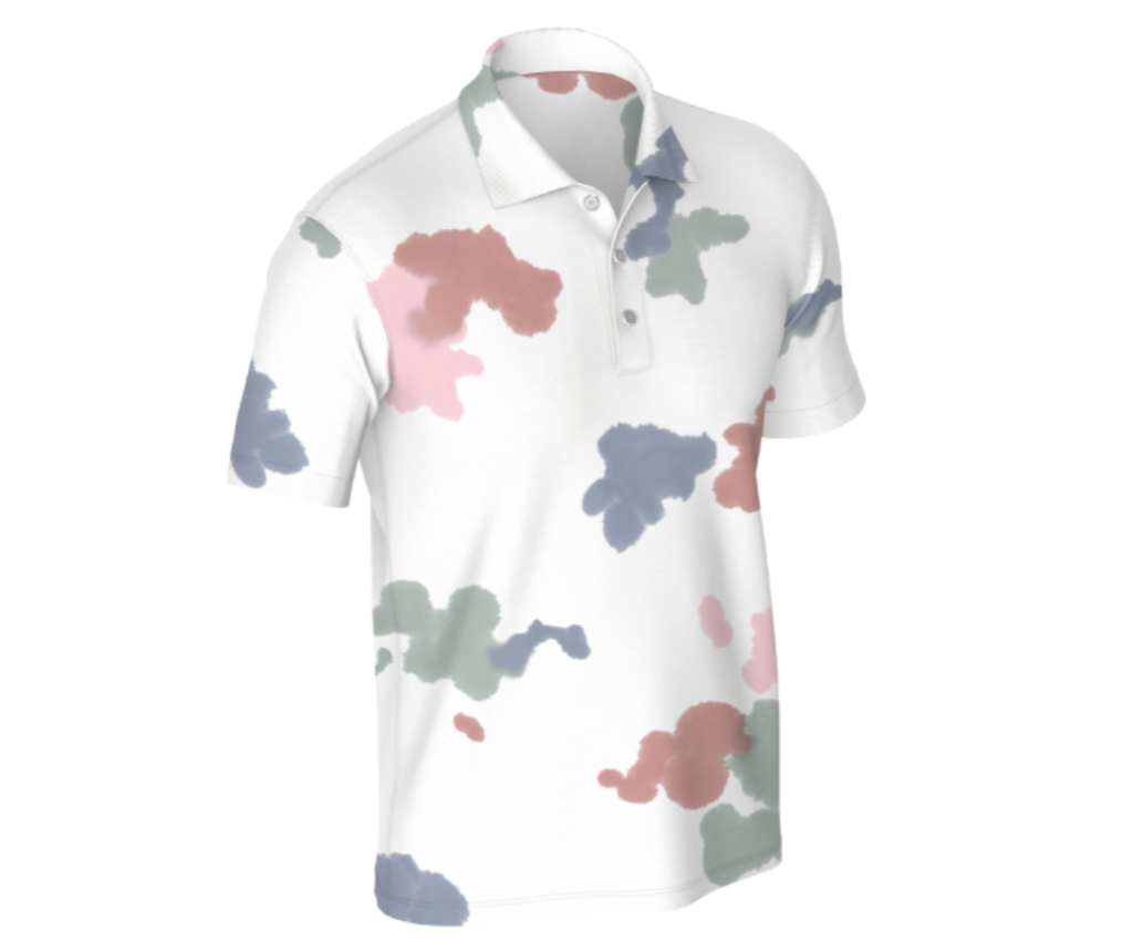 Splatter Print Polo