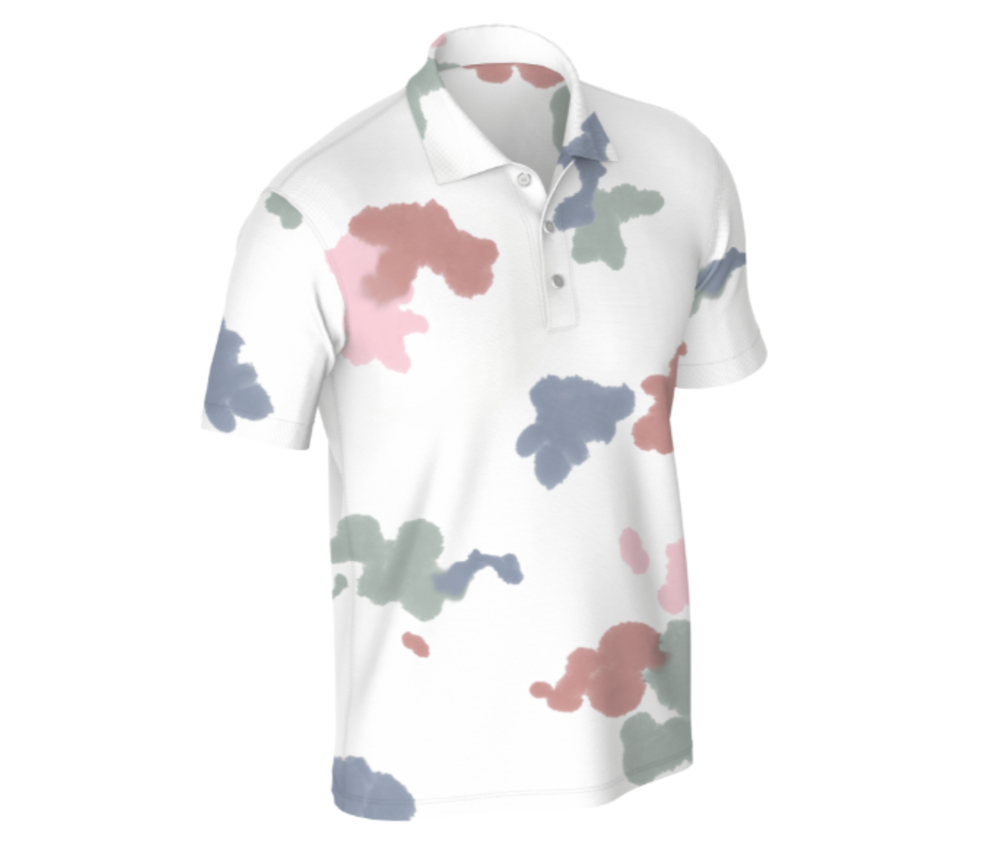 Splatter Print Polo