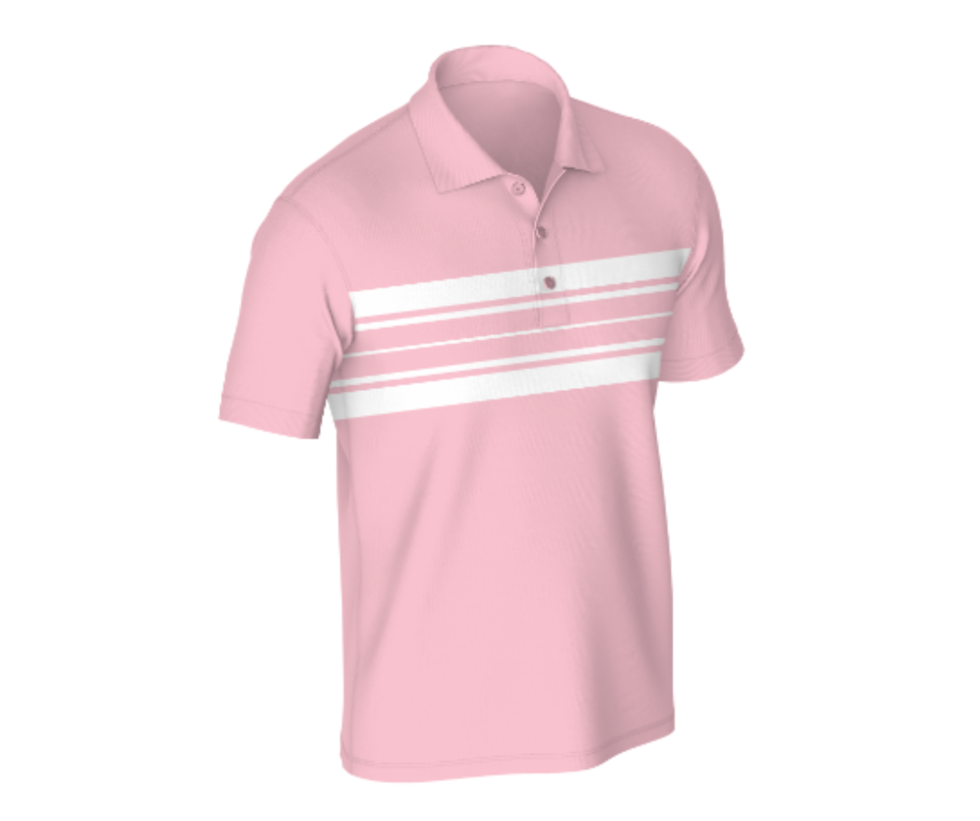 Pink Stripe Polo