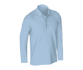 Performance Quarter Zip Blue Fog