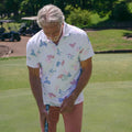 Splatter Print Polo